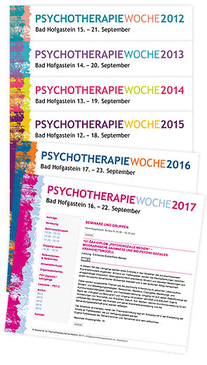 Psychotherapiewoche – Website 2012–2014